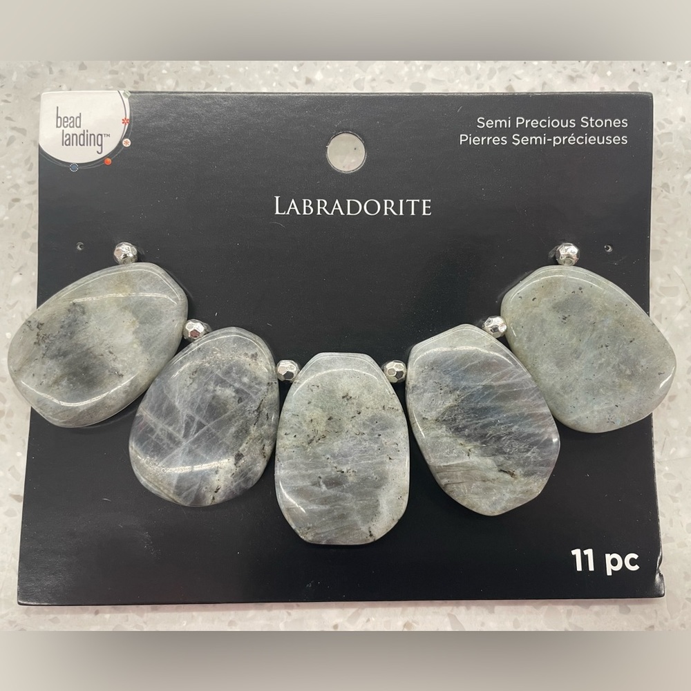 Labradorite Oval Beads by Bead Landing - NWT
